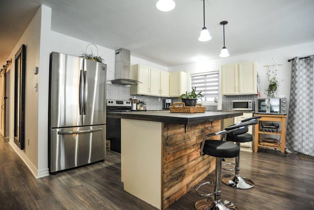 Modern Rustic With Wood Stove & Pool Table * Kemble