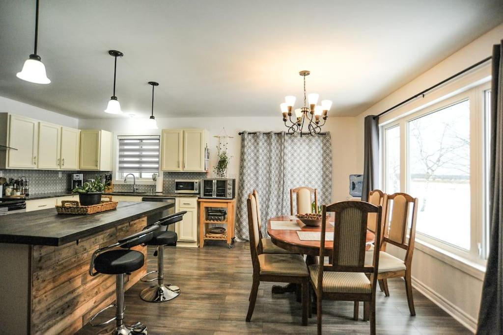 Modern Rustic With Wood Stove & Pool Table * Kemble
