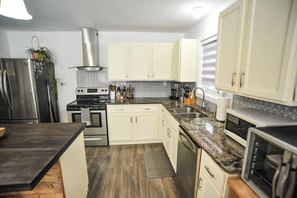 Modern Rustic With Wood Stove & Pool Table * Kemble